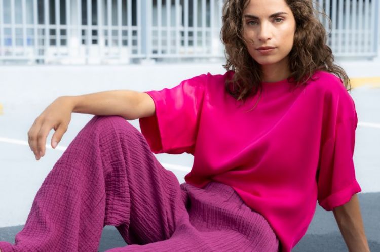 Adina pants Fushia