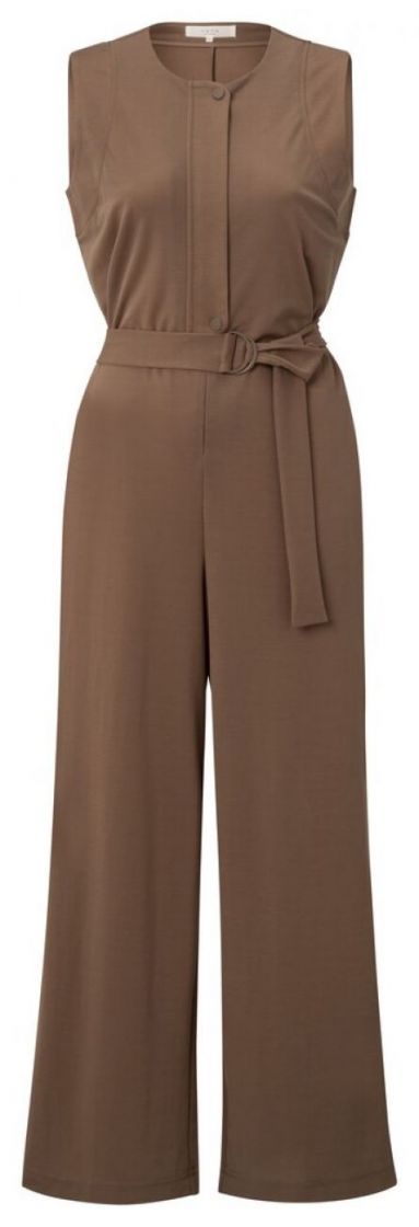 Sleeveless jumpsuit 81017 Caribou brown
