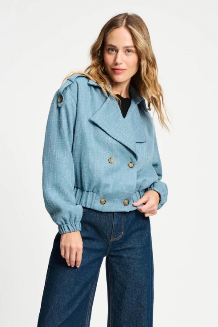 Boucle dawn Jacket 650 Blue