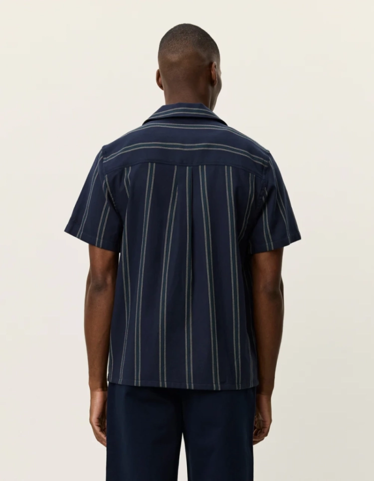 Lawson stripe ss shirt 460 Dark navy